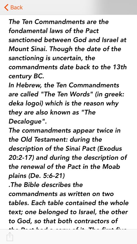 #1. iDecalogue: Ten Commandments (iOS) Podle: Marco Marengo