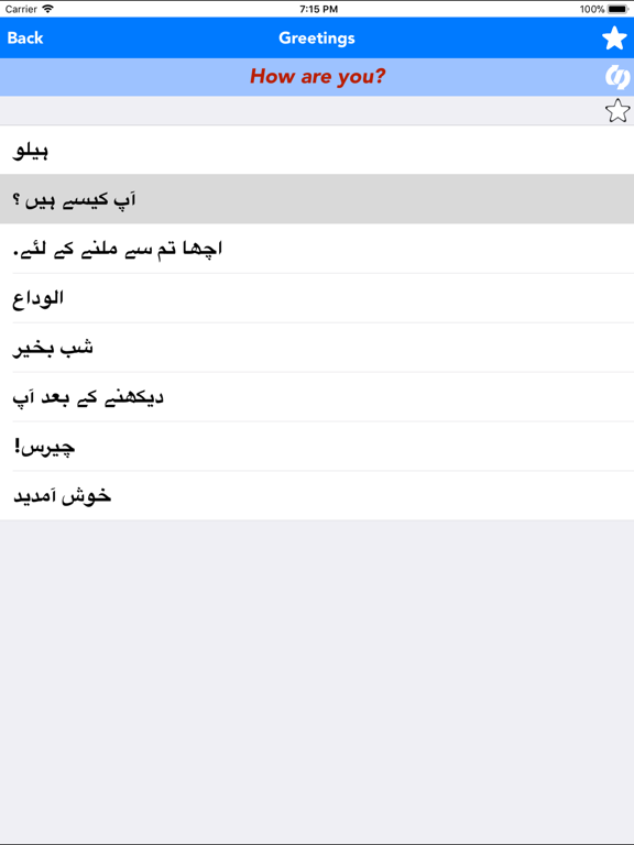 English to Urdu Translator iPad screenshot 4 - Travel app