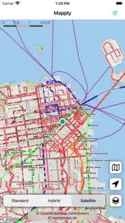 mapply for open street map iphone screenshot 3