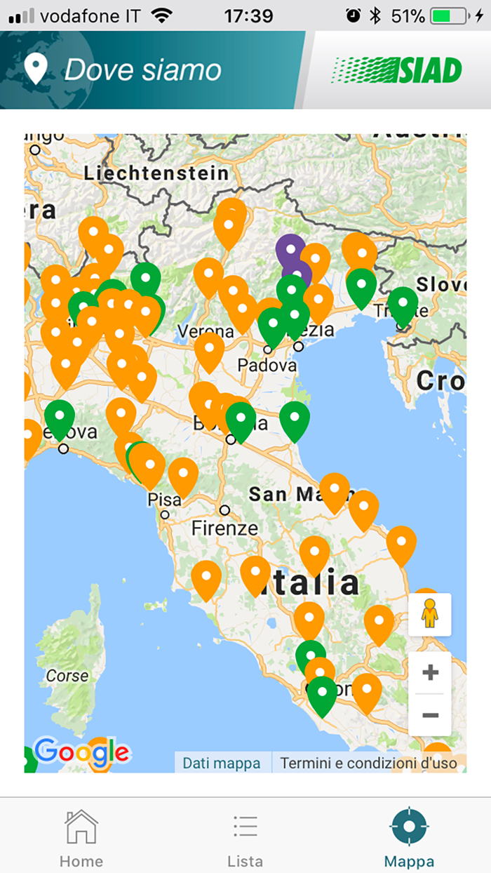 SIAD dove siamo