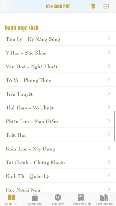 Thư Viện PDF - Đọc Sách Screenshot