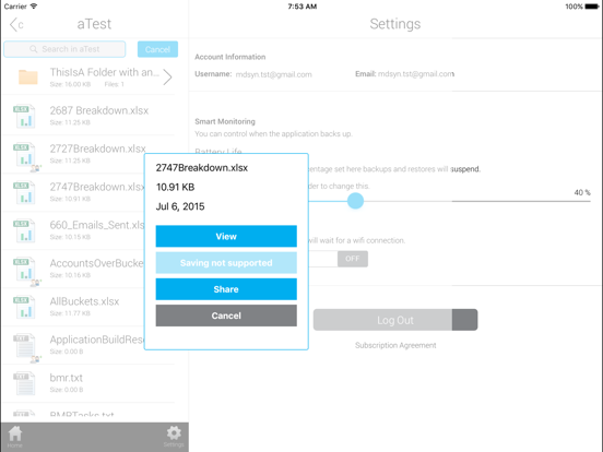 Screenshot #5 pour Data Deposit Box