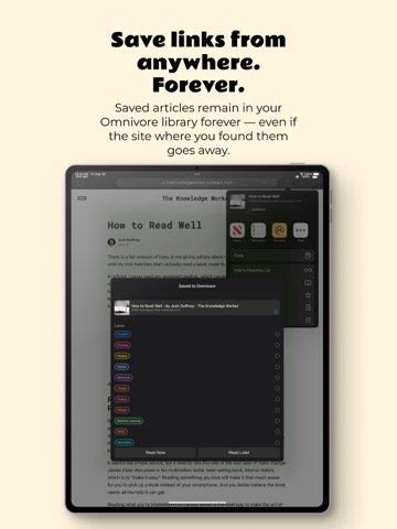 Omnivore: Read-it-laterのおすすめ画像7