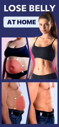 Lose Belly Fat at Home: Screenshot 1 von 6