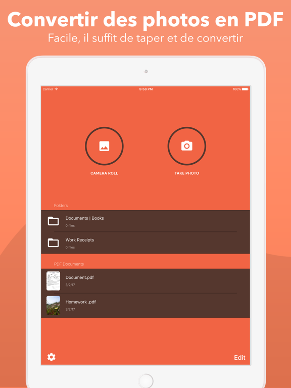 Screenshot #4 pour Convertisseur Photos en PDF