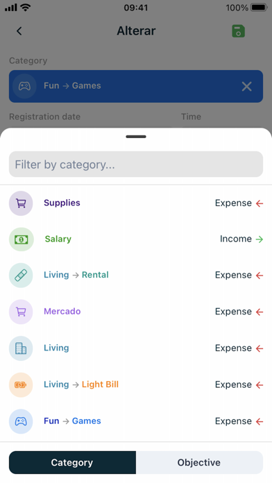 Brun Expenses Screenshot
