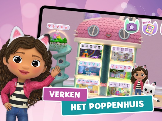 Gabby's poppenhuis iPad app afbeelding 3