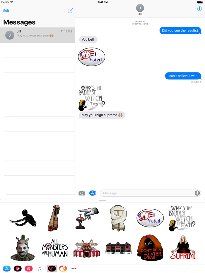 American Horror Story Stickers
