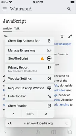 StopTheScript screenshot 3