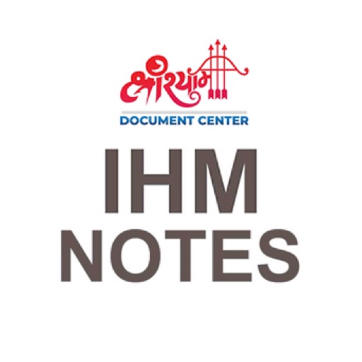 IHM Notes