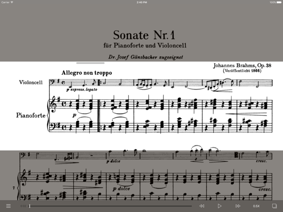 Screenshot #4 pour Brahms Cello Sonatas