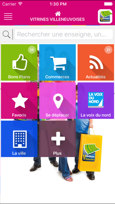 Vitrines Villeneuvoises Screenshot