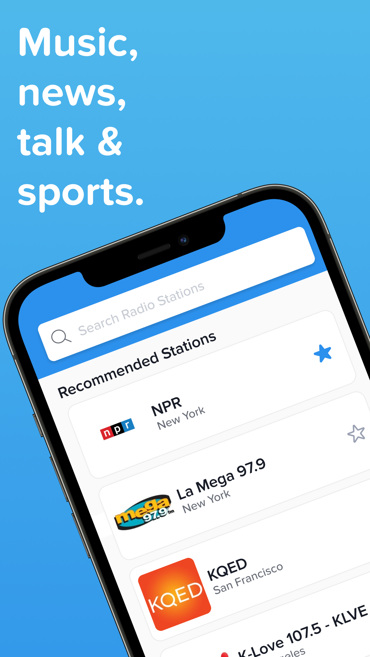 Simple Radio - FM AM Stations screenshot 1