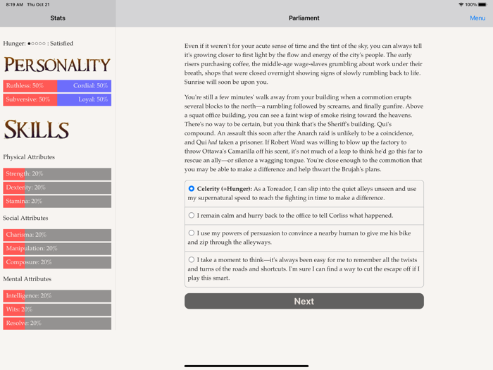 Vampire — Parliament of Knives