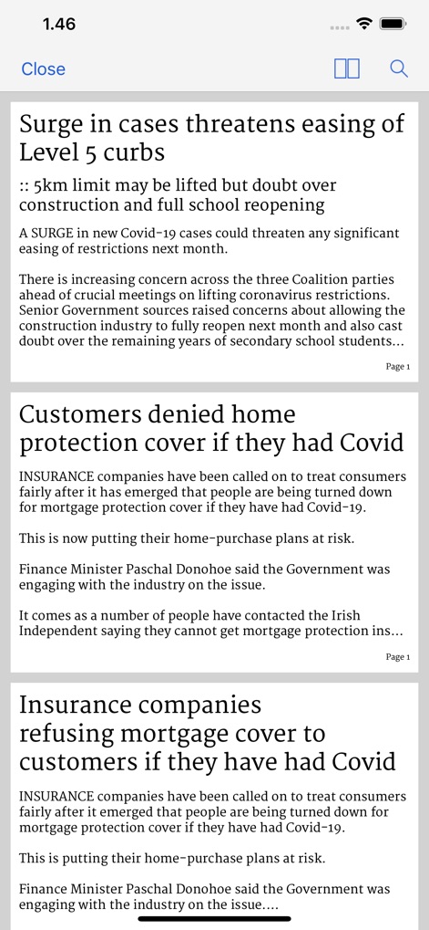 Irish Independent ePapers - null