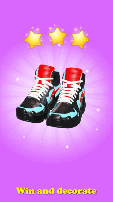 Sneaker Art 3D Coloring Design Screenshot