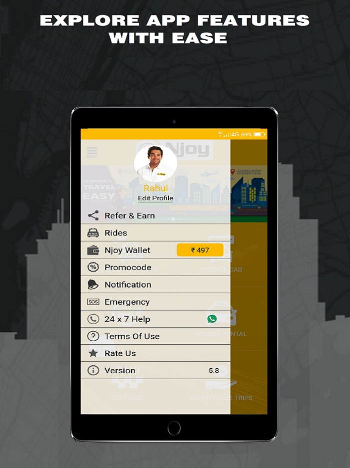 Njoy Cabs - Outstation Taxi