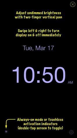 Game screenshot Disappearing Bedside Clock apk
