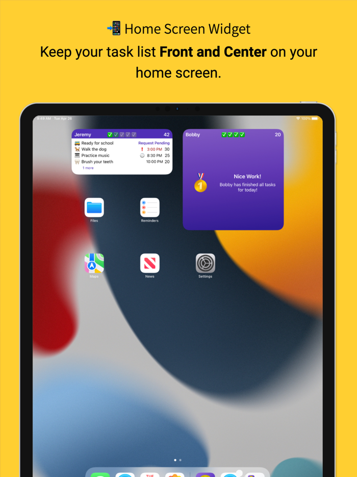 Privilege Points Chore Tracker