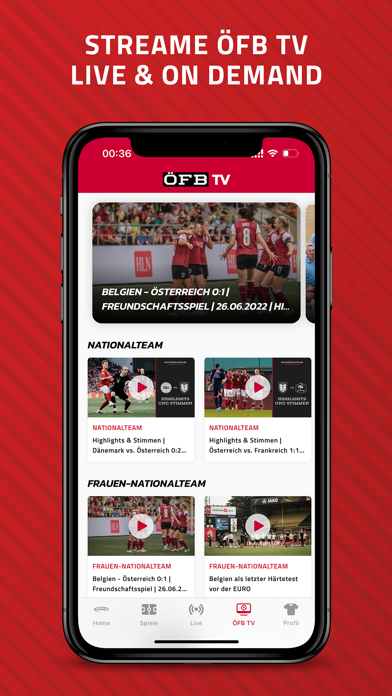 ÖFB: News, Videos & Ergebnisse Screenshot