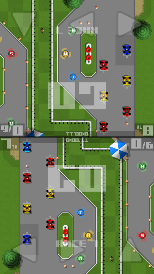 #4. Retro Racing (iOS) От: Mr Qwak Limited