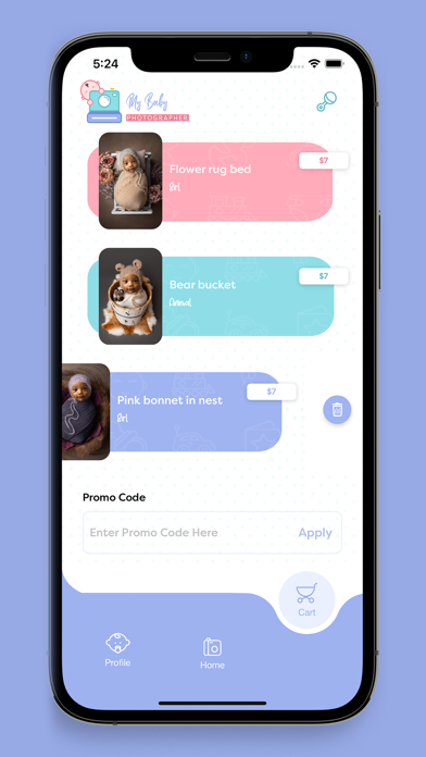 My Baby Photographer Design Screenshot
