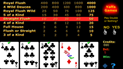 VPoker (video poker) Screenshot