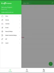 EcoStruxure Security Expert ipad bilder 1