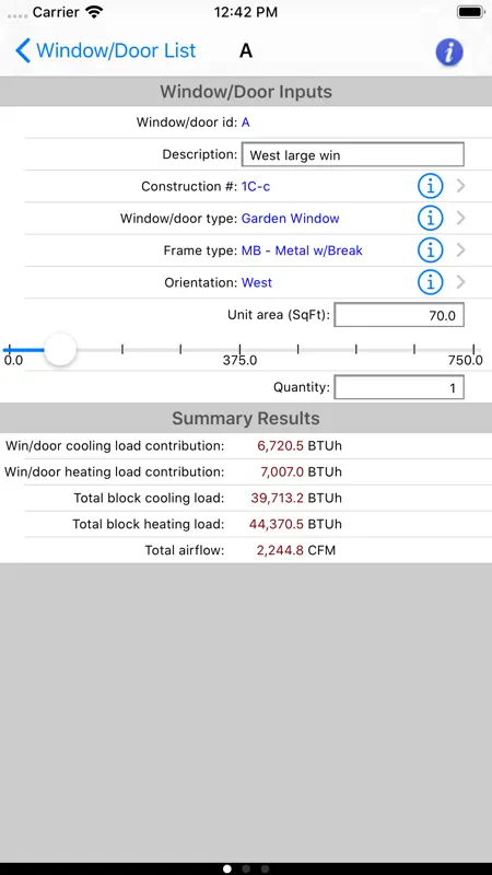 HVAC Residential Load Calcs screenshot 8 of 10
