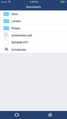 iPendrive - file manager screenshot 1