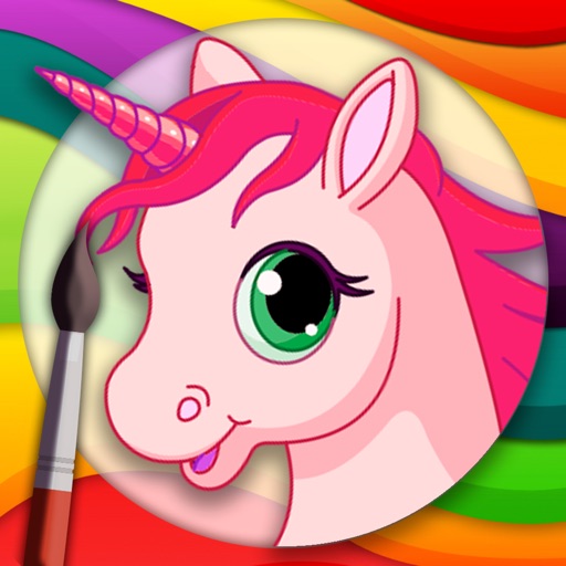 Unicorns Coloring Book icon