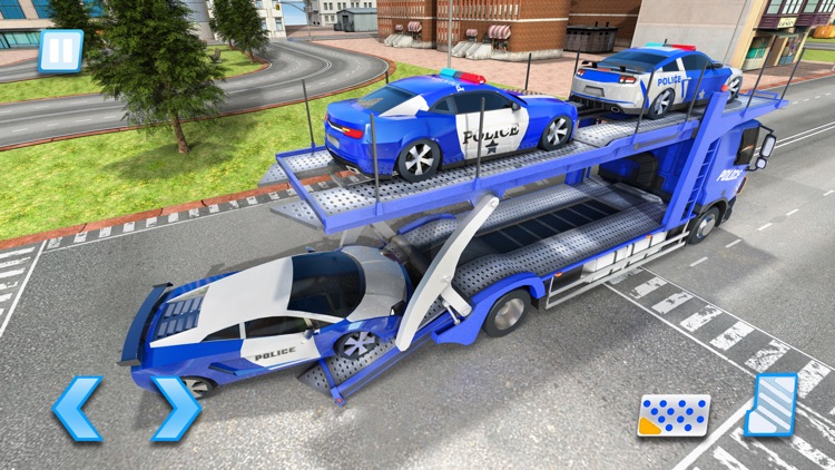 US City Police Car Transporter screenshot-3