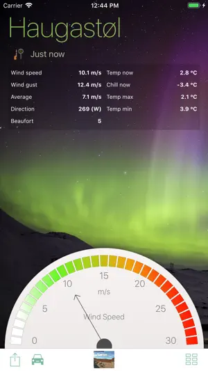 Haugastøl Wind Meter screenshot 2
