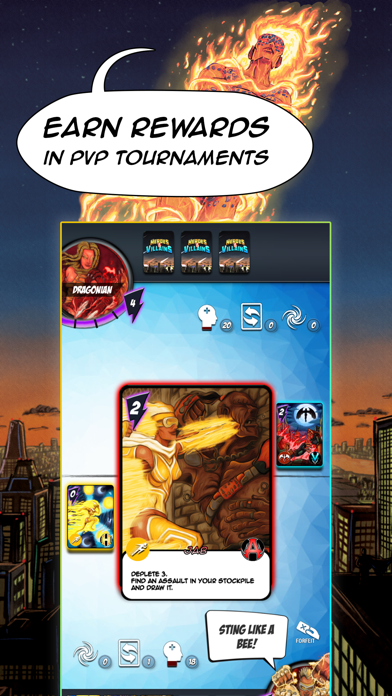 Heroes & Villains: PvP CCG Screenshot
