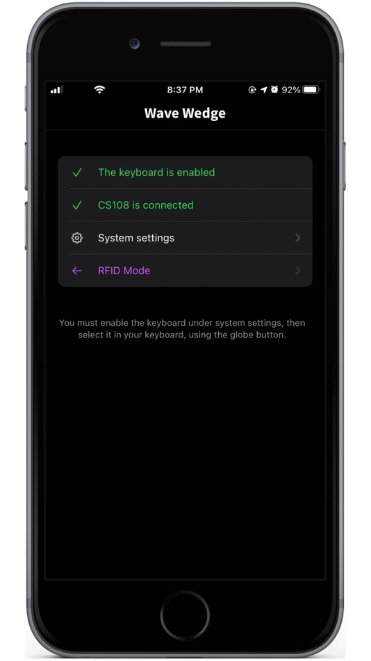 #2. Wave Wedge (iOS) Podle: SimplyRFiD
