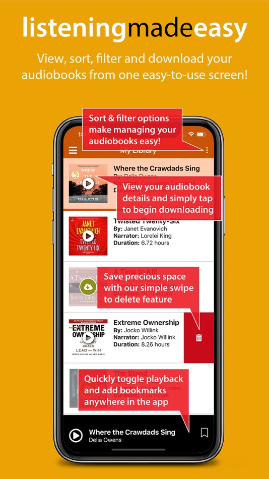 #5. Audiobooks from AudiobookSTORE (iOS) Podle: AudiobookStore.com