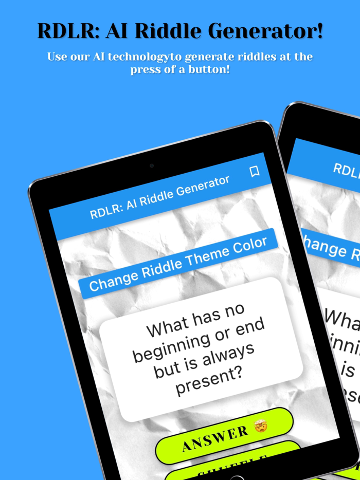 RDLR AI Riddle Generator