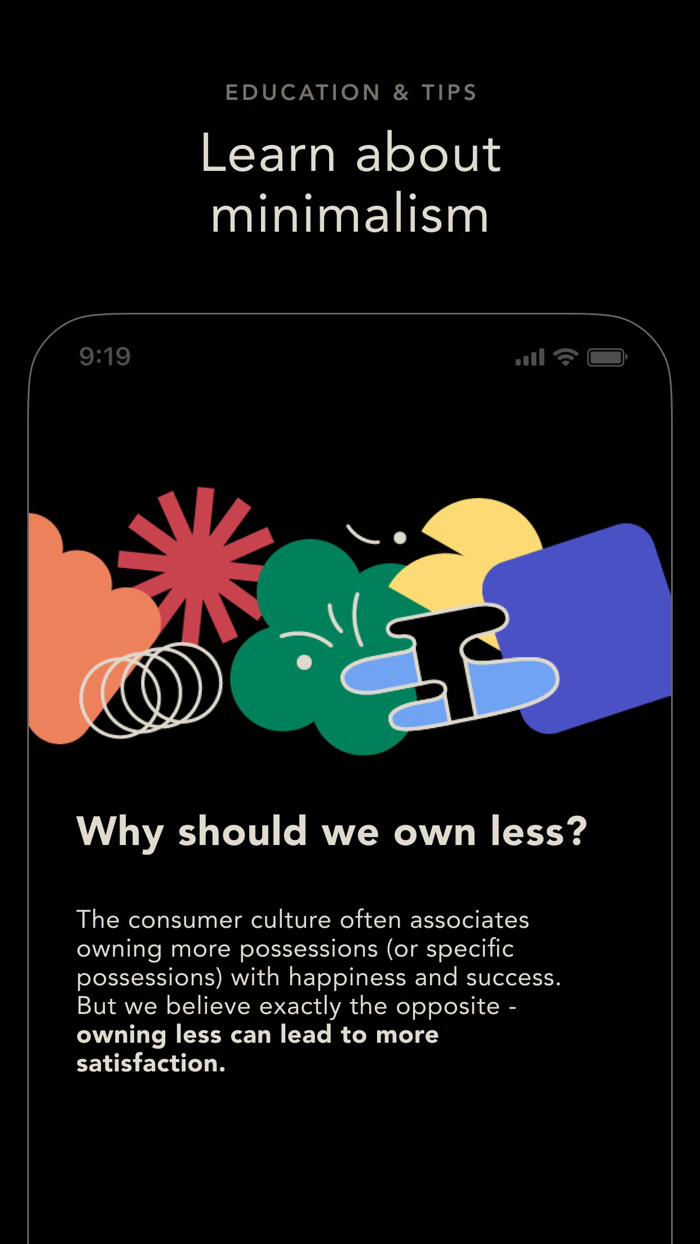 bless. minimal shopping habits