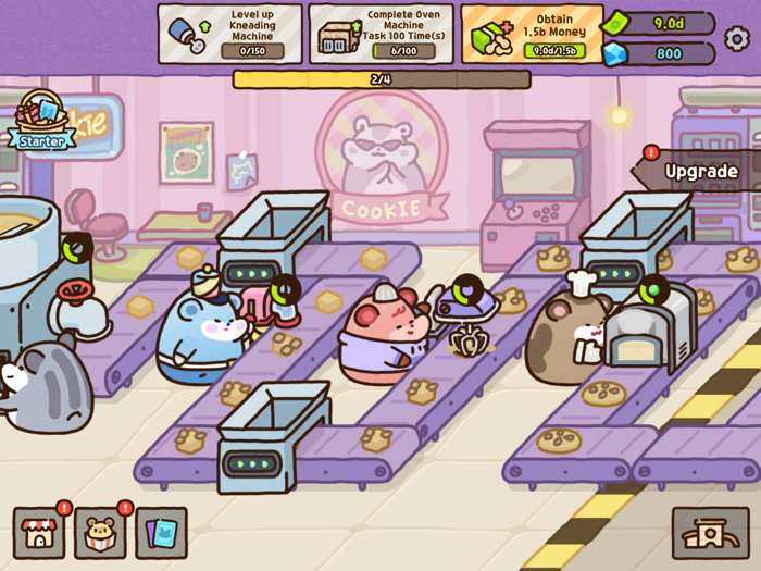 Tycoon Hamster Cookie Factory