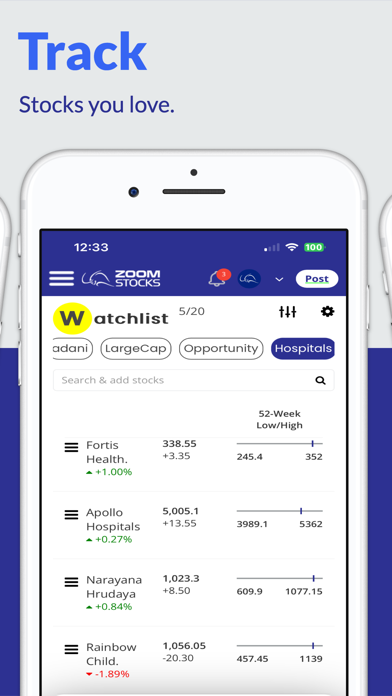 ZoomStocks Screenshot