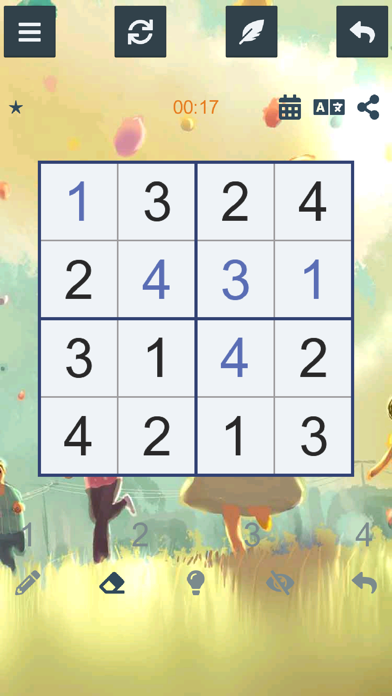 Screenshot #3 pour ™ Sudoku 4x4