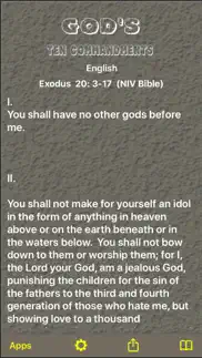 god's ten commandments iphone screenshot 2