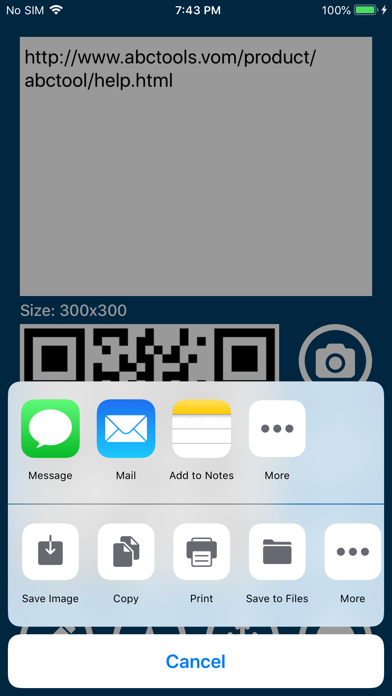 QR code Generator: QROX+ Screenshot