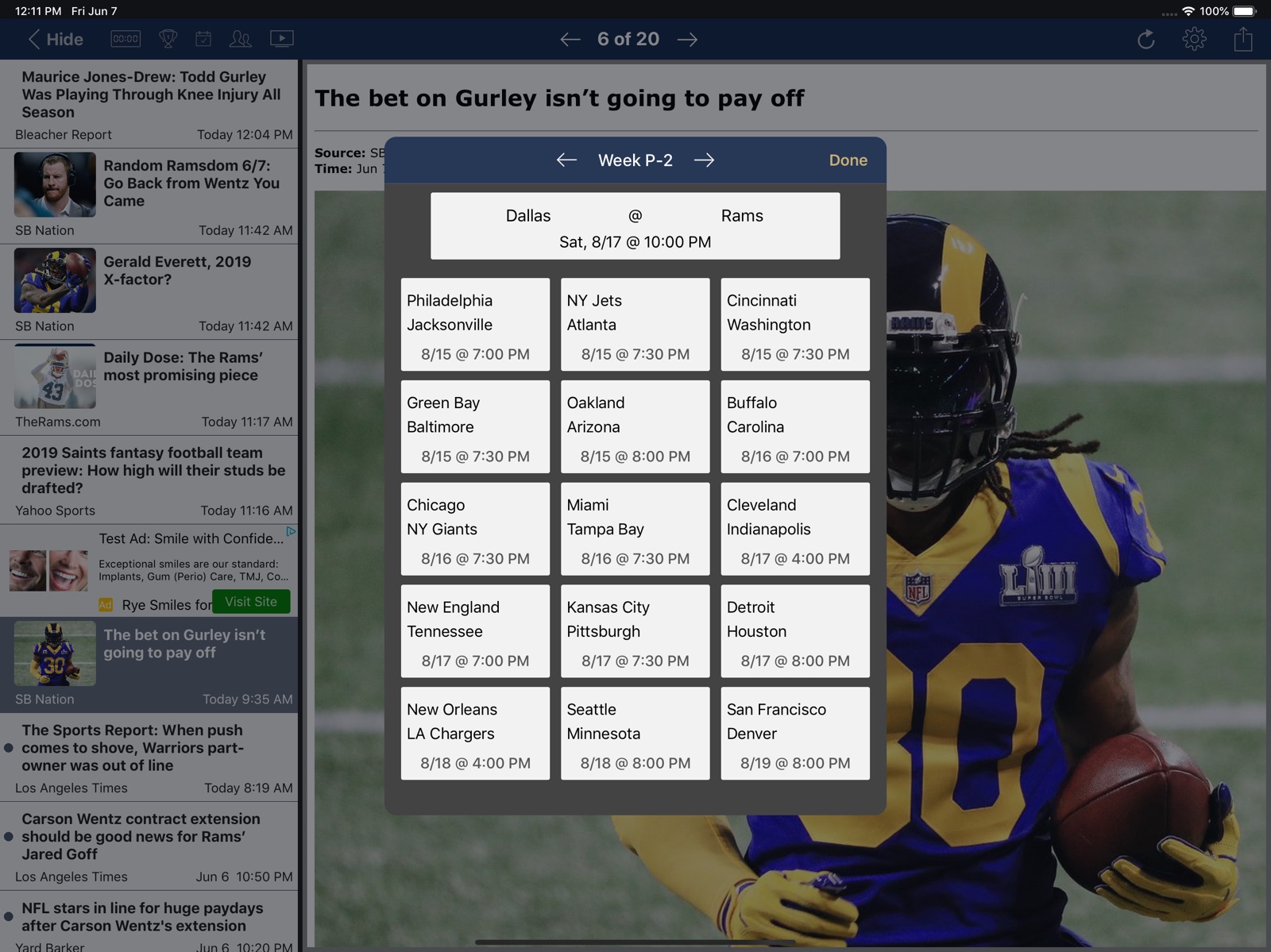 Football News - NFL edition ipad screenshot 3