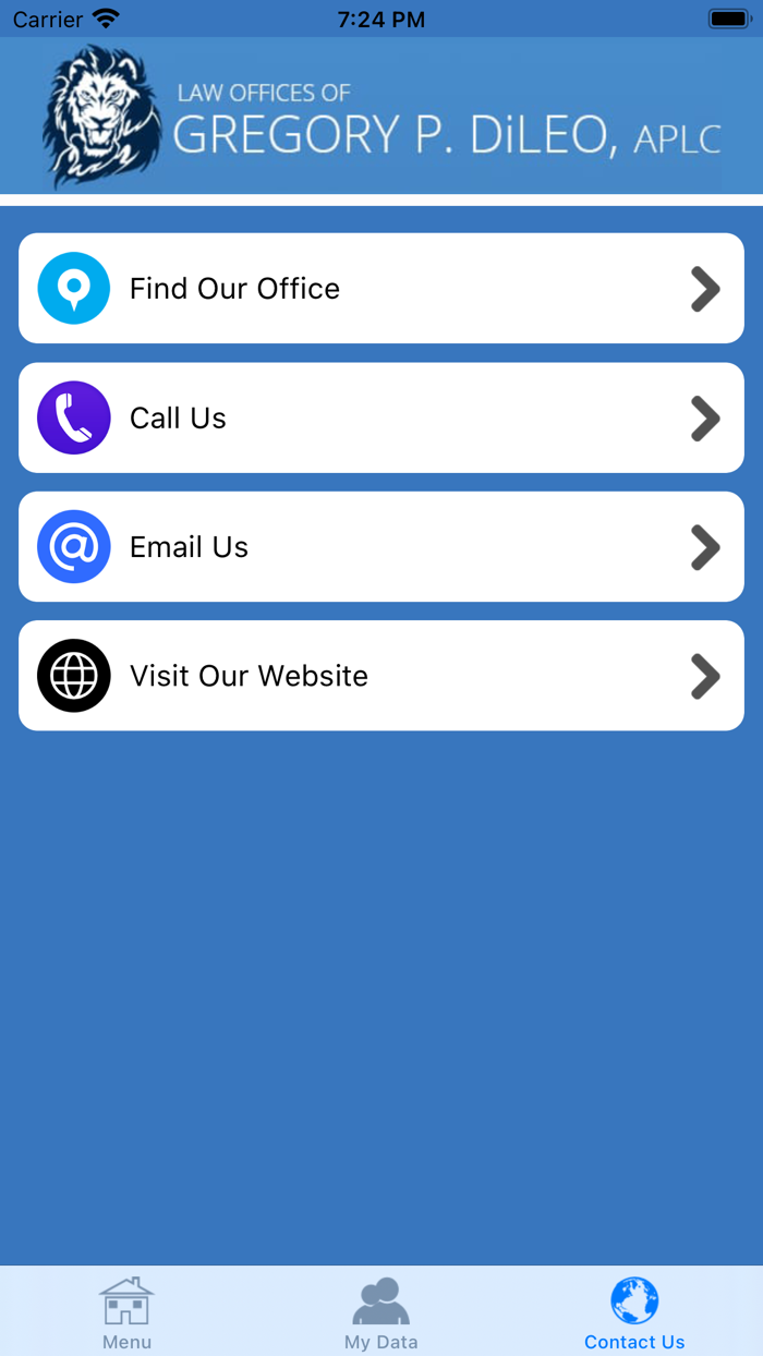 Greg DiLeo Accident help App