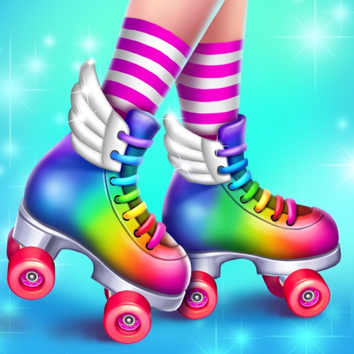 Roller Skating Girls Icon