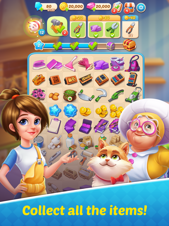 Merge Memoirs-Design Hometown iPad screenshot