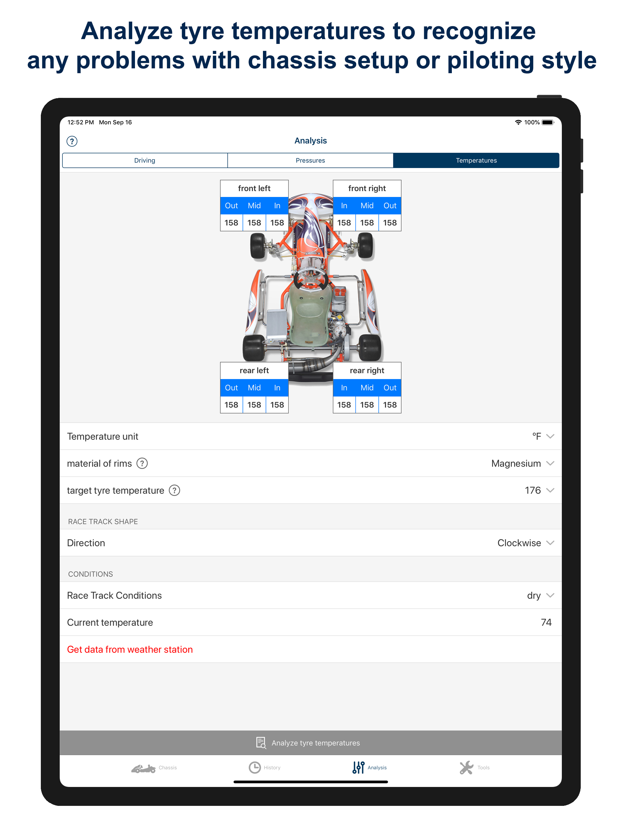 Kart Chassis Setup PRO