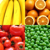 果物や野菜：おいしい写真と絵のクイズ