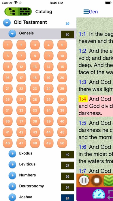 KJV Audio Holy Bible Screenshot